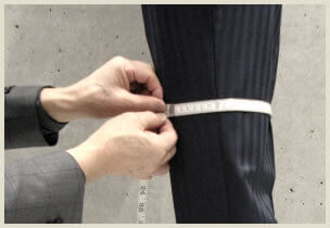 ズボン渡り詰め