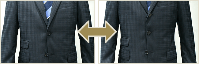 ボタンデザイン変更の写真